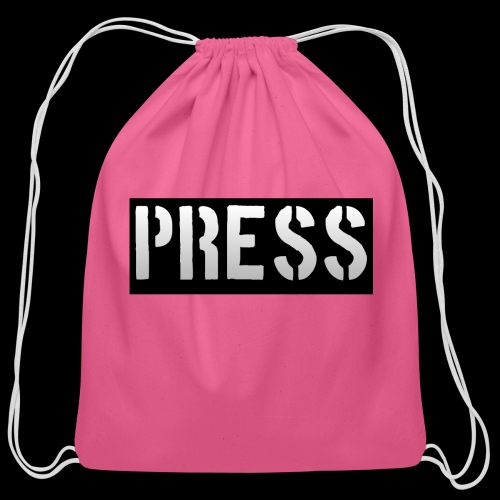 THIS is your PRESS PASS to the WORLD! - Cotton Drawstring Bag