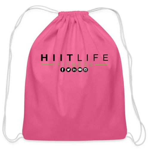 HLFLogosocial - Cotton Drawstring Bag