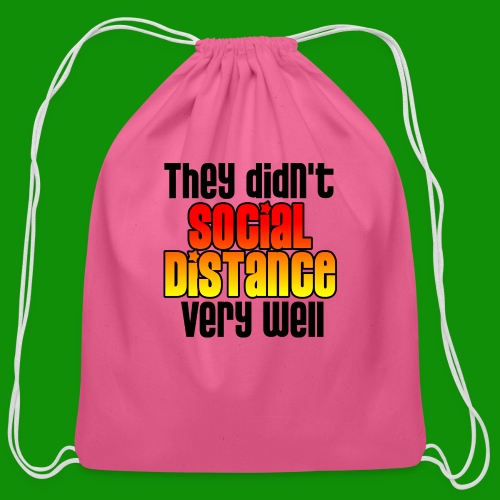 Baby Social Distance - Cotton Drawstring Bag