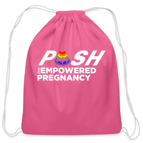 PUSH for LGBTQ+ Pride - Cotton Drawstring Bag