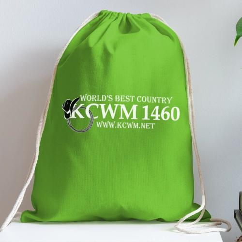 KCWM Logo Inverted - Cotton Drawstring Bag