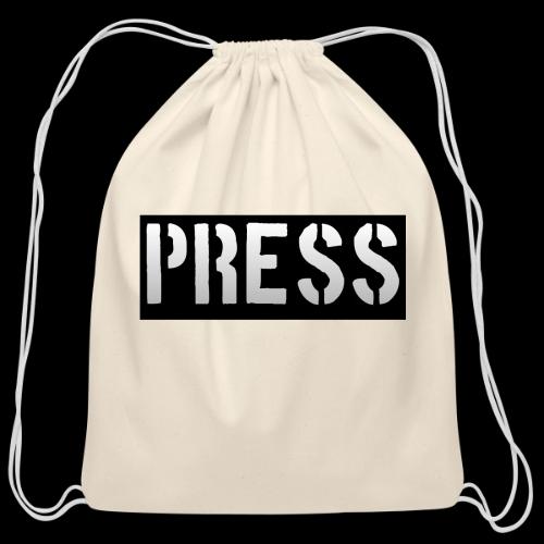 THIS is your PRESS PASS to the WORLD! - Cotton Drawstring Bag