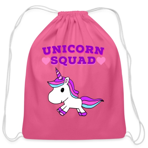 Unicorn Squad! - Cotton Drawstring Bag