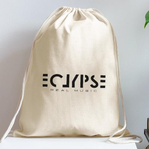 Eclypse Black Logo - Cotton Drawstring Bag