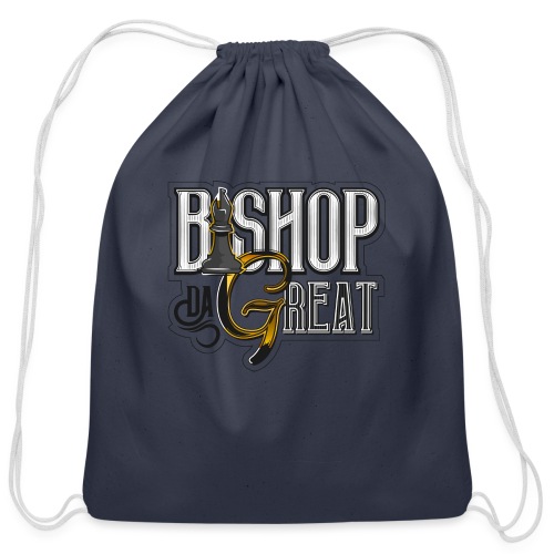 Bishop DaGreat Logo Merch - Cotton Drawstring Bag