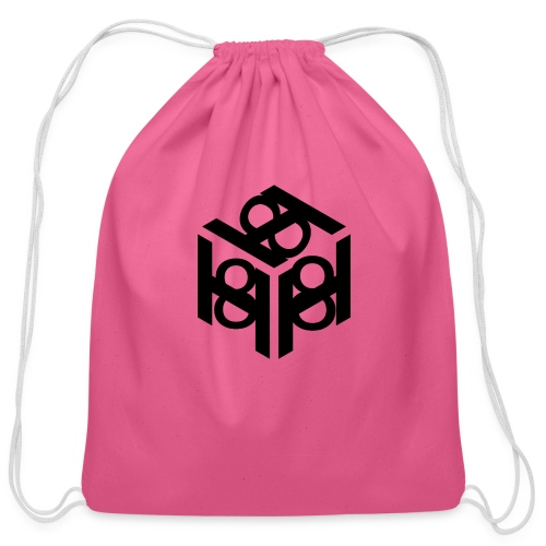H 8 box logo design - Cotton Drawstring Bag