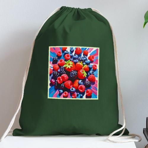 Berrylicious Burst Delight - Cotton Drawstring Bag