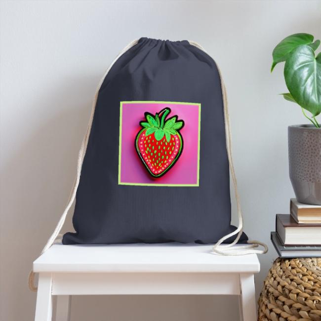 Vibrant Strawberry Neon Sign