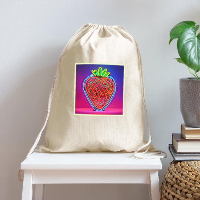Vibrant Strawberry Neon Sign