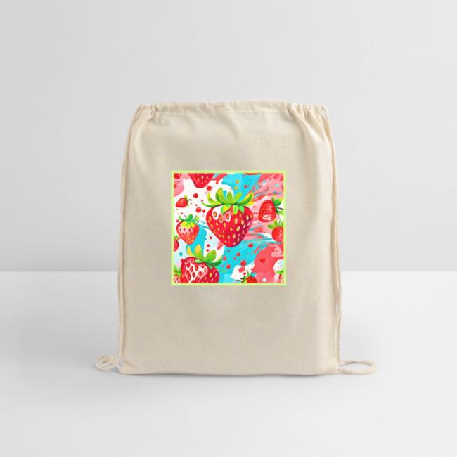 Strawberry Splash Pattern