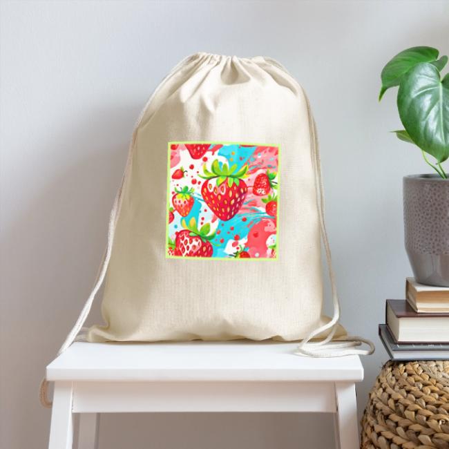 Strawberry Splash Pattern