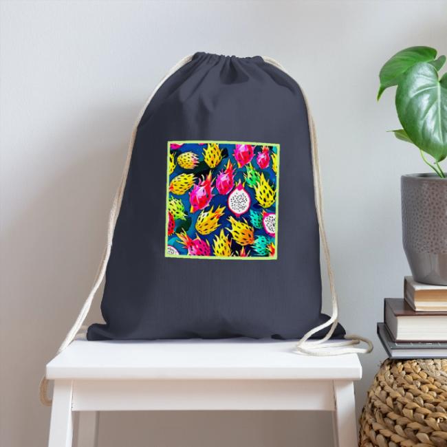 Dragon Fruit Pattern Art