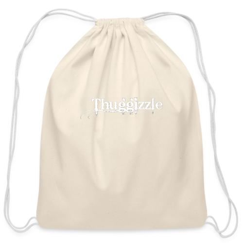 Thuggizzle - White - Cotton Drawstring Bag