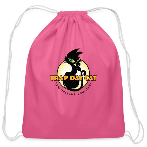 Trap Dat Cat Official Logo - Cotton Drawstring Bag