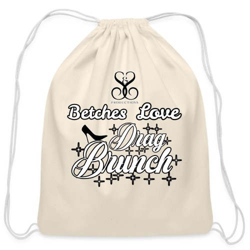 betches love brunch - Cotton Drawstring Bag