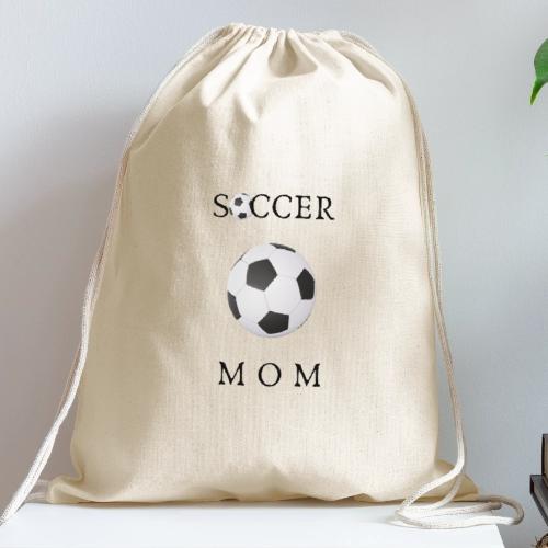 SOCCER MOM - Cotton Drawstring Bag