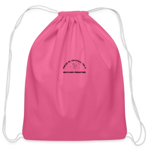 Fueled by Crystals Tea and GP - Cotton Drawstring Bag