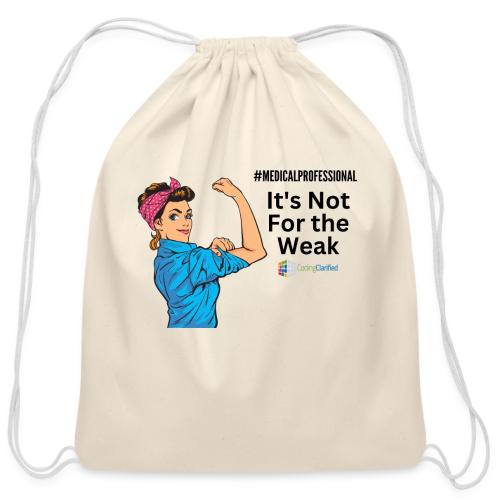 Coding Clarified Medical Professional, Rosie - Cotton Drawstring Bag