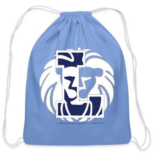 L is for Lion - Cotton Drawstring Bag