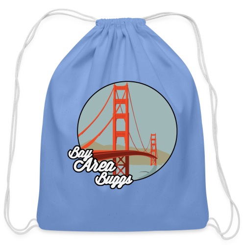 Bay Area Buggs Bridge Design - Cotton Drawstring Bag