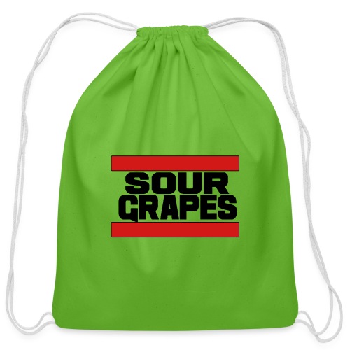 Grape M C - Cotton Drawstring Bag