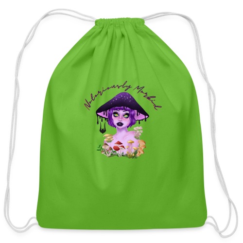 NM Pretty Poison - Cotton Drawstring Bag