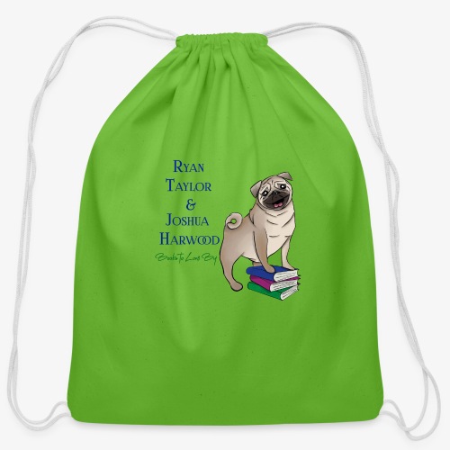Books to Love By Author Logo - Cotton Drawstring Bag