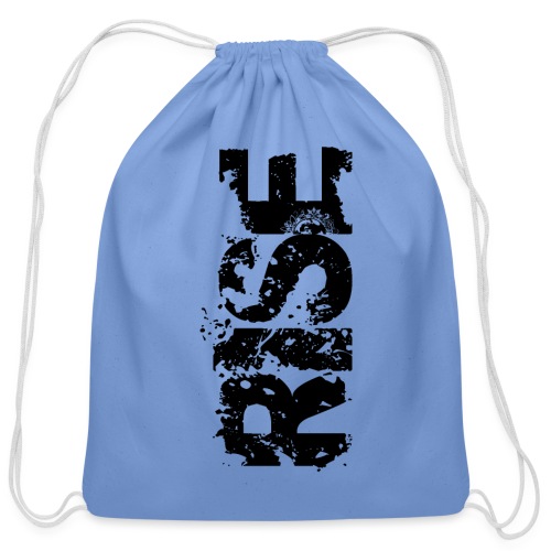 rise up - Cotton Drawstring Bag