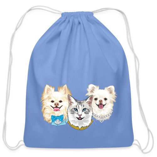 The Furry Kiddos - Cotton Drawstring Bag