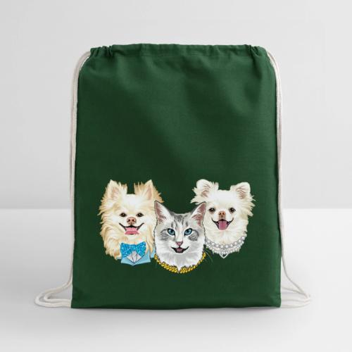 The Furry Kiddos - Cotton Drawstring Bag