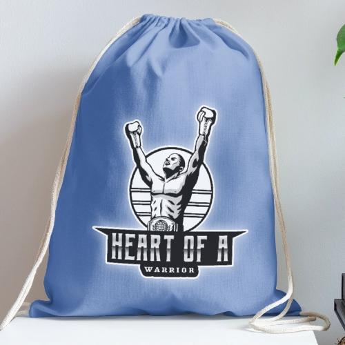 Heart Of A Warrior - Cotton Drawstring Bag