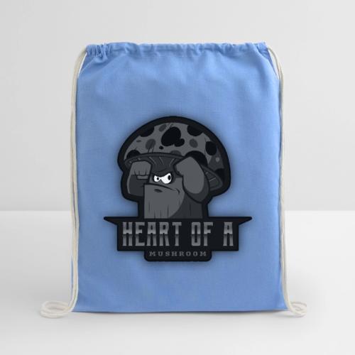 Heart Of A Mushroom - Cotton Drawstring Bag