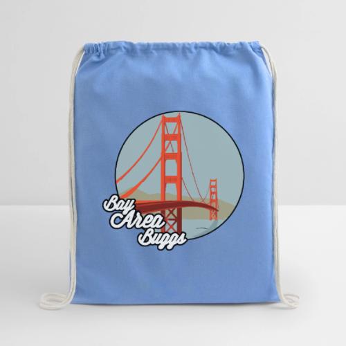 Bay Area Buggs Bridge Design - Cotton Drawstring Bag