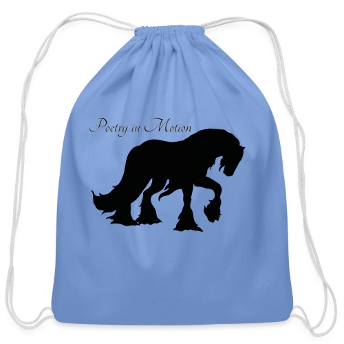Poetry in Motion - Cotton Drawstring Bag