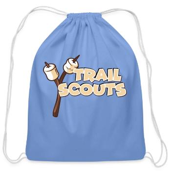 Trail Scouts Mellows - Cotton Drawstring Bag - carolina blue - Front