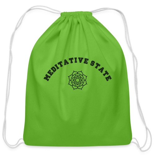 Meditative State - Cotton Drawstring Bag