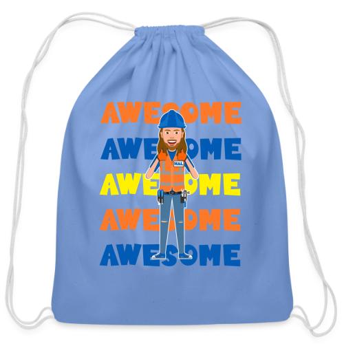 Hal Awesome, Awesome, Awesome - Cotton Drawstring Bag