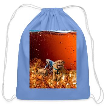 Mastim De Bordéus Relva Corrida Dogue De Bordeaux - Cotton Drawstring Bag - carolina blue - Front