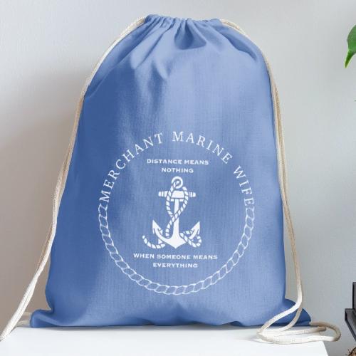 DISTANCE MEANS NOTHING - Cotton Drawstring Bag