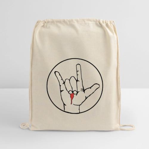 Jesus loves you - Cotton Drawstring Bag