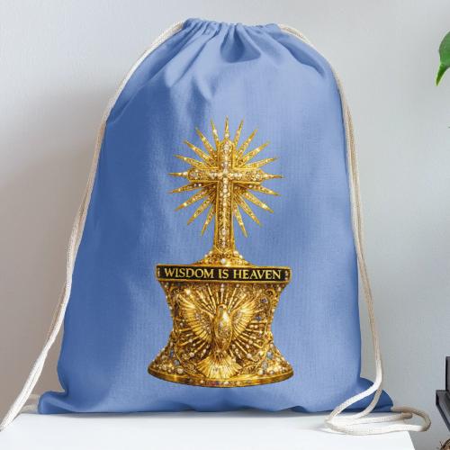 Wisdom is Heaven - Cotton Drawstring Bag