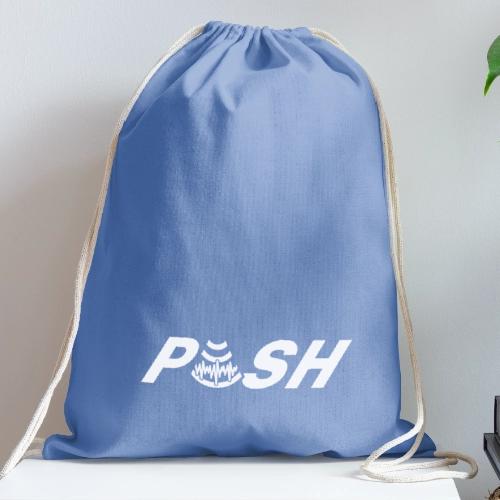 PUSH Simple Logo - Cotton Drawstring Bag