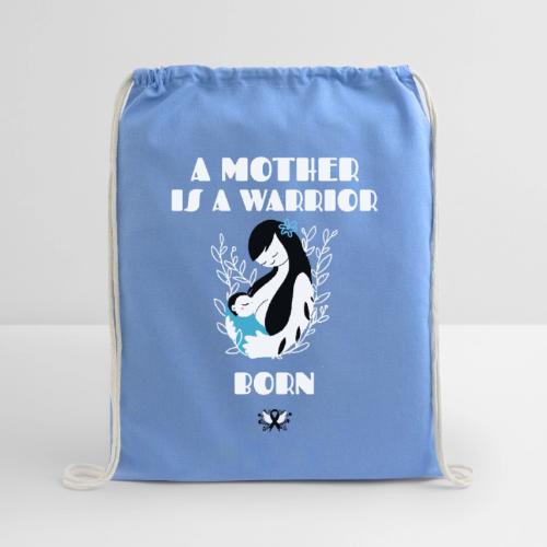 Warrior Mother - Cotton Drawstring Bag