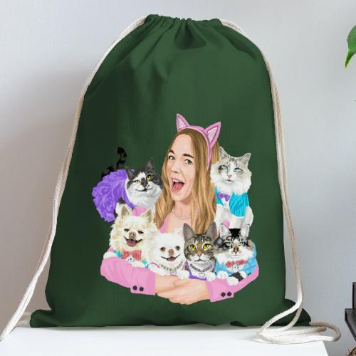 Jahnnalee & The Furry Kiddos - Cotton Drawstring Bag