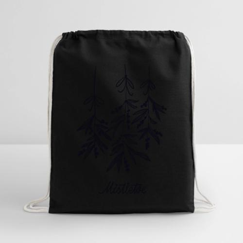 Mistletoe - Cotton Drawstring Bag