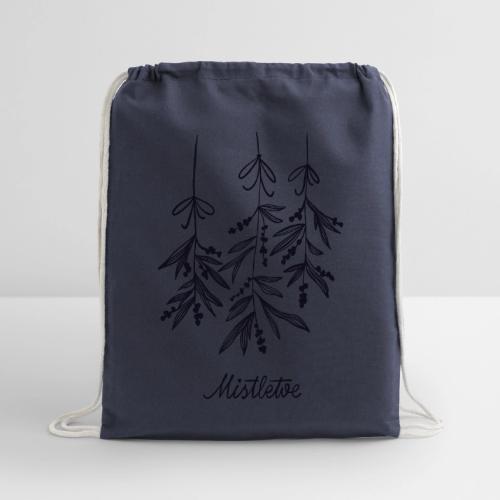Mistletoe - Cotton Drawstring Bag