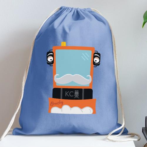 Brushy McBrushface - Cotton Drawstring Bag
