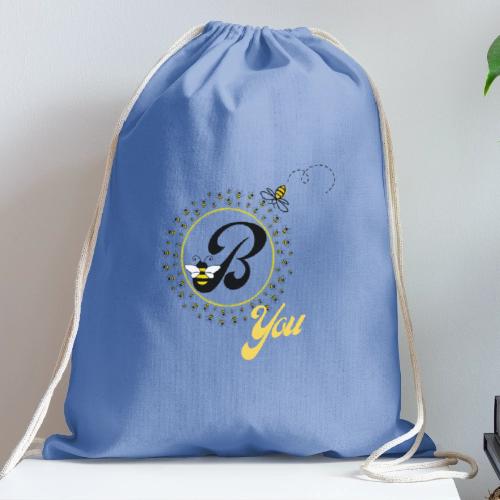 Bee You - Cotton Drawstring Bag