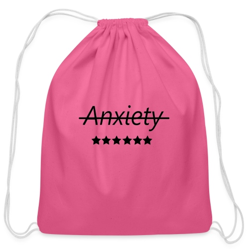End Anxiety - Cotton Drawstring Bag