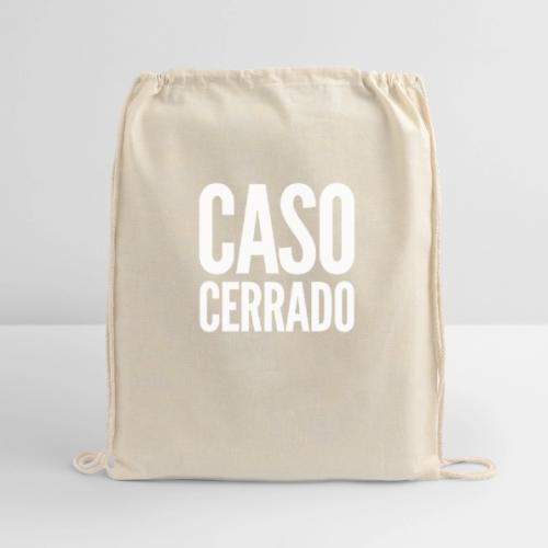 Caso Cerrado - Cotton Drawstring Bag